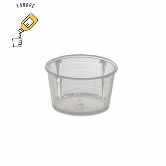 Grátis o copo dosador em dose dupla  Na compra de um xarope